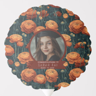Beautiful Ranunculus Flower Certified Nurse Balloon