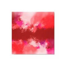 Beautiful Red Abstract Conteporary Modern