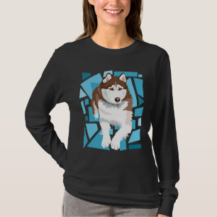 Beautiful Red Brown Siberian Husky T-Shirt