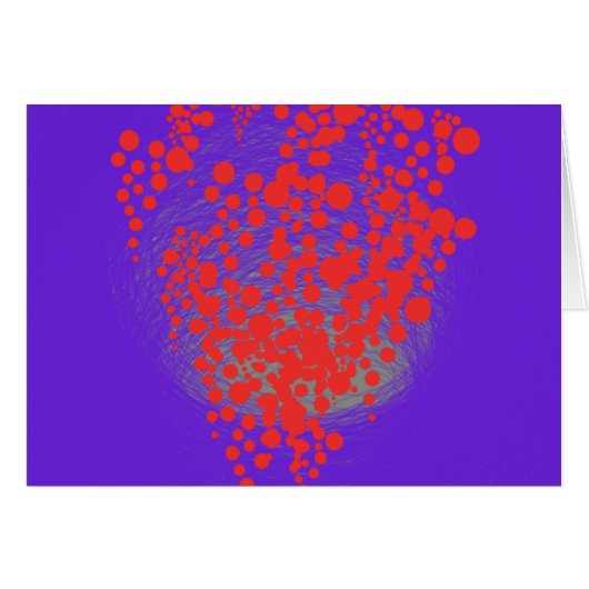 beautiful red bubble baloon cards (Front Horizontal)