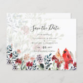 Beautiful RED CARDINAL Birds Wedding (Front/Back)