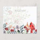Beautiful RED CARDINAL Birds Wedding (Back)