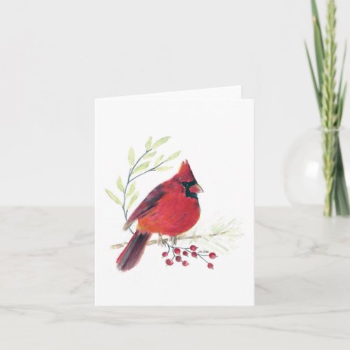 Beautiful Red Cardinal Note Card