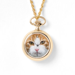 Beautiful red cat watch