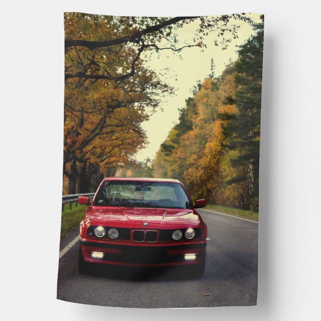 Beautiful_Red_E34 House Flag (Front)