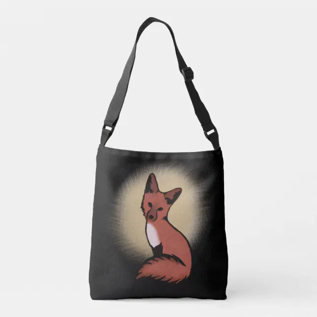 Colorul Fox Pattern Print Crossbody Bags