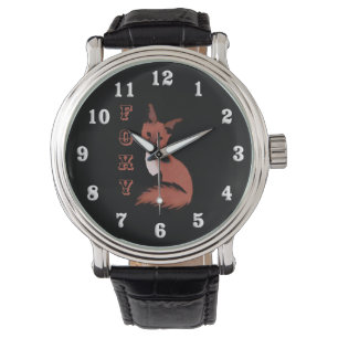 Beautiful Red Foxy Fox Watch