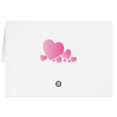 Beautiful Red Orchid Cards (Back Horizontal)