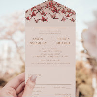 Beautiful Red Paper Crane