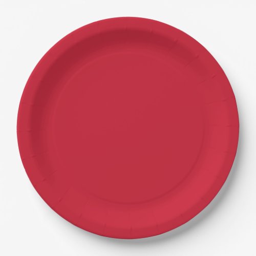 Beautiful Red Paper Plate