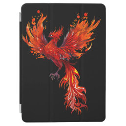 BEAUTIFUL RED PURPLE ORANGE FLYING PHOENIX BIRD iPad AIR COVER