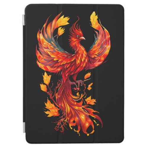 BEAUTIFUL RED PURPLE ORANGE FLYING PHOENIX BIRD iPad AIR COVER