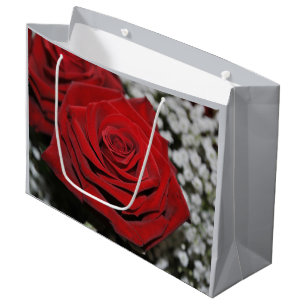 Beautiful Red Rose Large Gift Bag