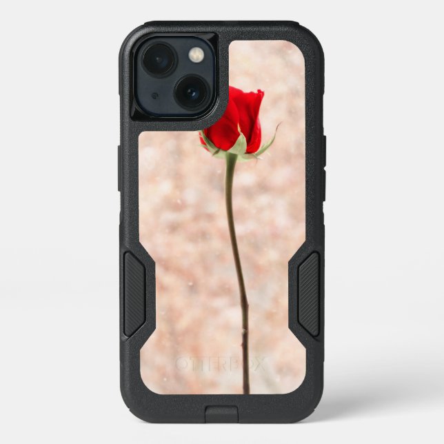 Beautiful Red Rose Otterbox iPhone Case (Back)