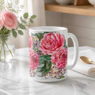 Beautiful Red Roses 15oz Classic Mug