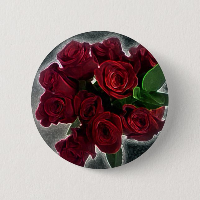 BEAUTIFUL RED ROSES BUTTON (Front)