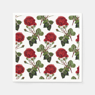 Beautiful Red Roses Napkins