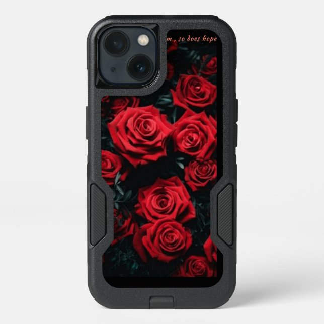 Beautiful red roses Otterbox Case (Back)