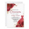 Beautiful Red Roses Sparkle Dress Quinceanera