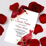 Beautiful Red Roses Sparkle Dress Sweet 16 Invitation<br><div class="desc">Beautiful Red Roses Sparkle Dress Sweet 16 Invitation

More elegant floral designs in our store!

See matching collection in our store</div>