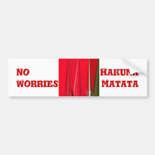 Beautiful Red Texture Color Abstract Art Design Bumper Sticker