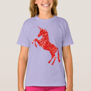 Beautiful red unicorn T-Shirt
