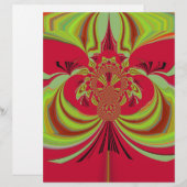 Beautiful red yellow design. Inspiration vector co (Front/Back)