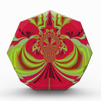 Beautiful red yellow design. Inspiration vector co Award