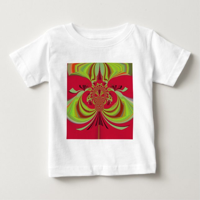 Beautiful red yellow design. Inspiration vector co Baby T-Shirt (Front)