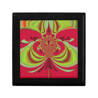 Beautiful red yellow design. Inspiration vector co Jewelry Box