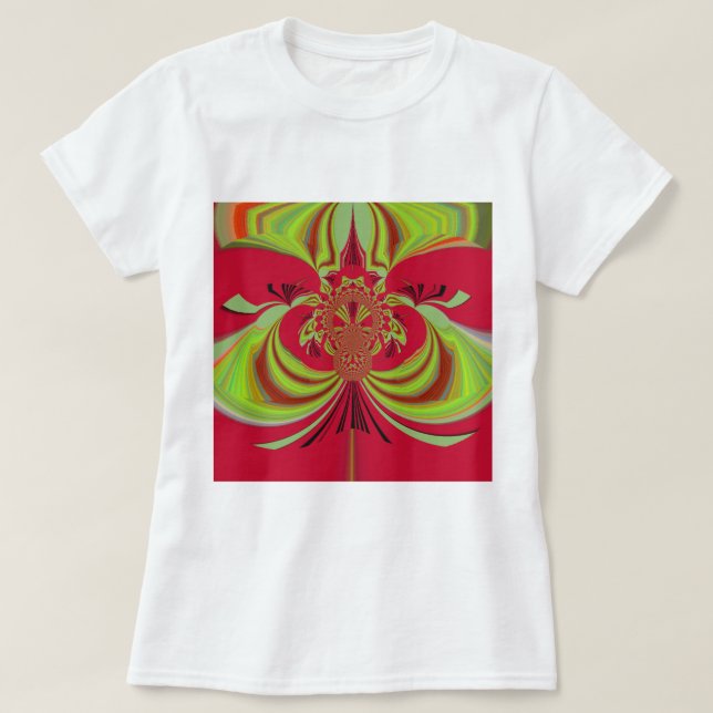 Beautiful red yellow design. Inspiration vector co T-Shirt (Design Front)