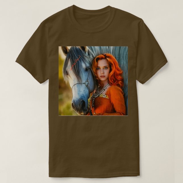 beautiful redhead 4 T-Shirt (Design Front)