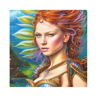 Beautiful Redhead Fairy- Fantasy Art - Magical Art