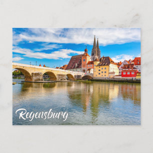 Beautiful Regensburg, Germany Postcard