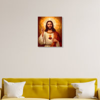 Beautiful religious Sacred Heart of Jesus image