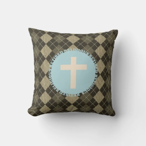 Beautiful Retired Religious Pillow