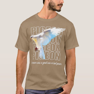 Beautiful Retro Black And White Pigeon 2 T-Shirt