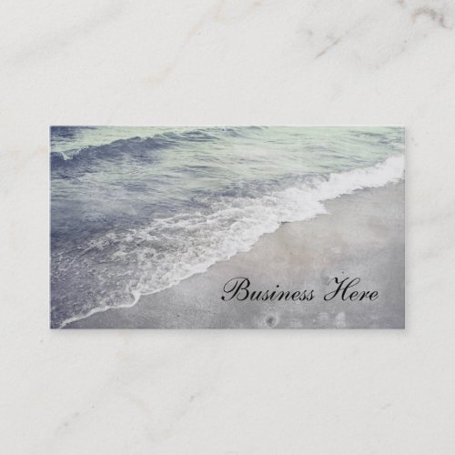 Beautiful Retro Lake Michigan Shoreline Business Business Card Templates