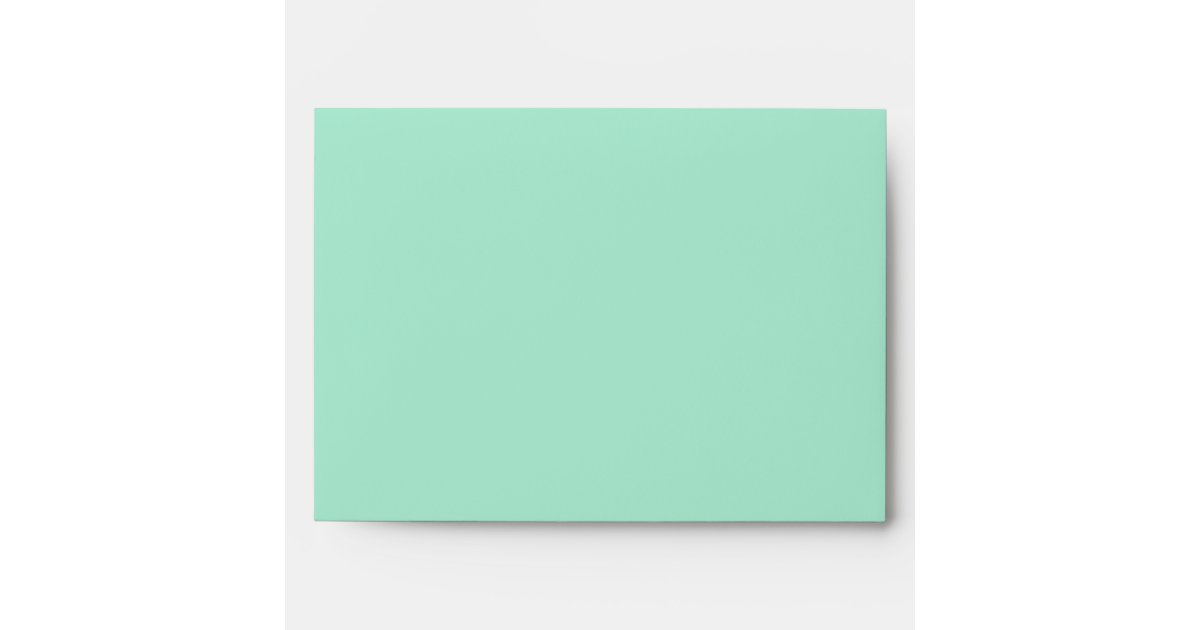 Beautiful Retro Mint Green Envelopes