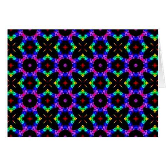 Beautiful Retro Pattern Cards (Front Horizontal)