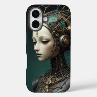 Beautiful retro robot iPhone 16 case