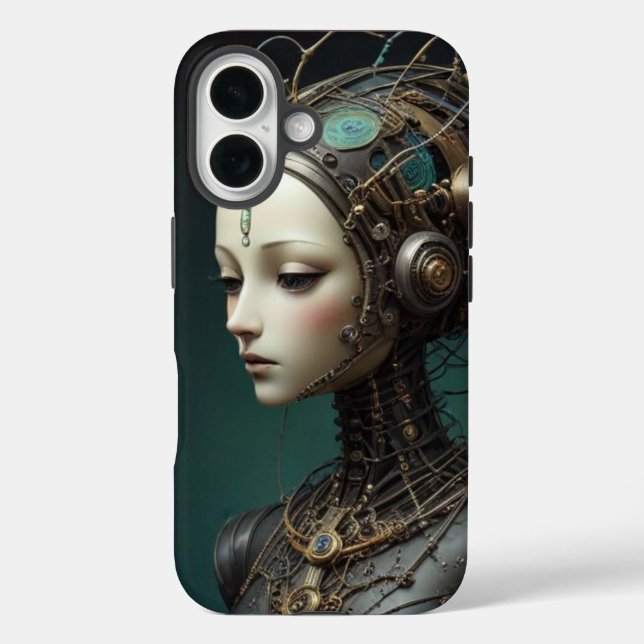 Beautiful retro robot  Case-Mate iPhone case (Back)