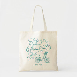 Beautiful Ride Editable Color Custom Tote Bag