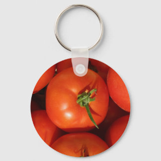 Beautiful Ripe Homegrown Tomatoes Keychain
