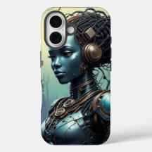 Beautiful robot from far into the future