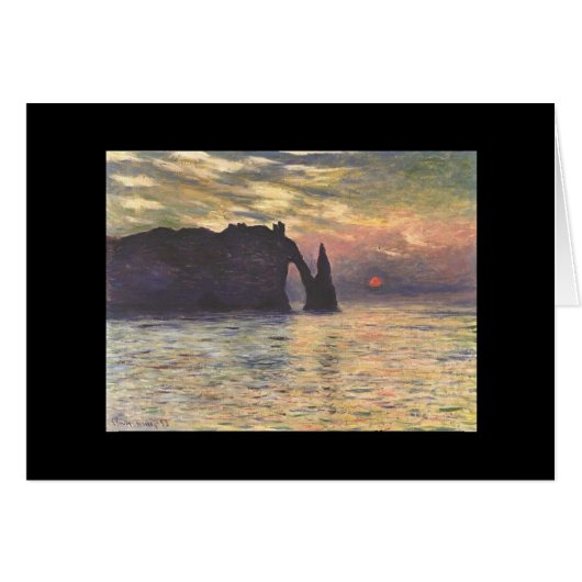 Beautiful Rocky Bay - Monet Cards (Front Horizontal)