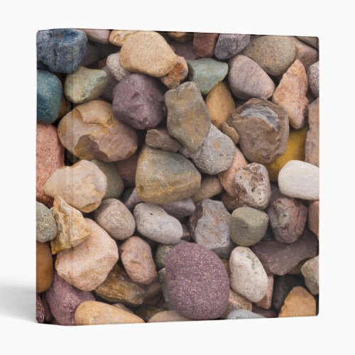 Beautiful Rocky Pebble Texture 3 Ring Binder