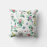 Beautiful Romantic Girly Flower Design Throw Pillow at Zazzle