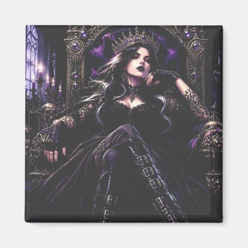 Beautiful Romantic Gothic Queen Magnet
