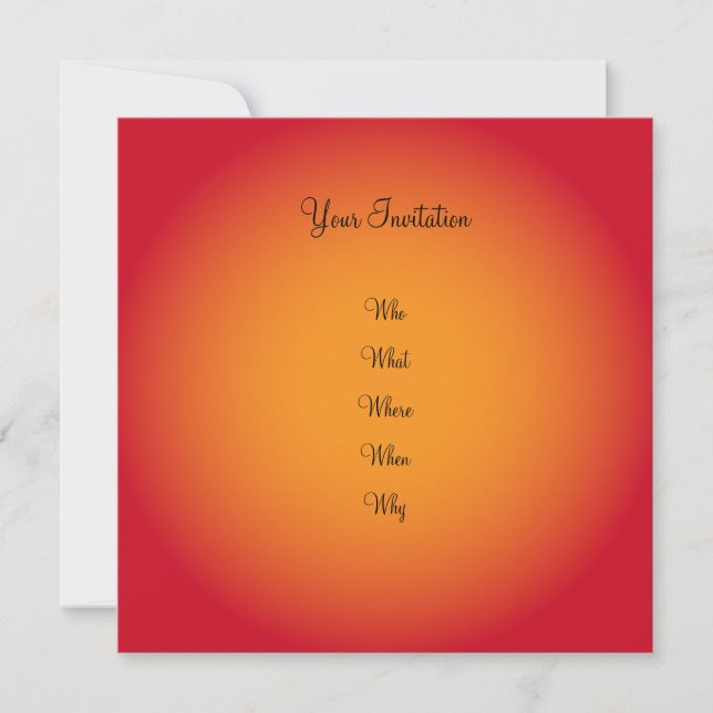 Beautiful romantic invitation (Front)